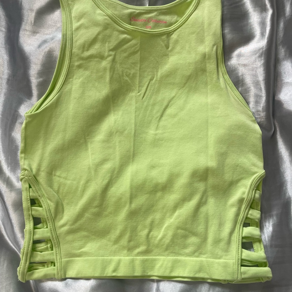 Lime Green Tank Top
